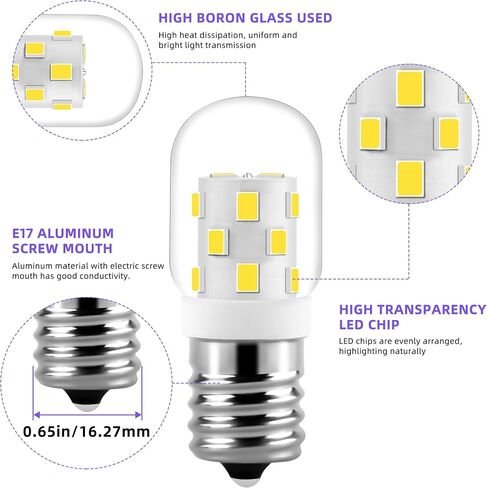 AMI PARTS 8206232A Bulb 40w 125v Microwave Oven Light Replacement Part for Microwave (2pc) in Kuwait
