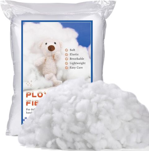 1.76oz/50g Premium Ployester Stuffing, Premium Polyester Fiber Fill, Fiber Fill Stuffing, Premium Polyfill Stuffing for Small Stuffed Animals, Small Crochet Stuffing in Saudi Arabia