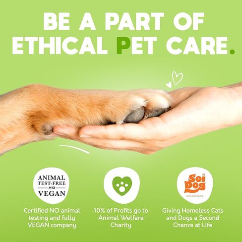 G.A.S Plant-Based Full Body Pet Wipes for Dogs & Cats - Vet-Designed & Hypoallergenic Dog Wipes - Cleaning & Deodorizing Wipes for Pets - Wood-Based & Earth-Friendly - Pack of 100 Wipes in Kuwait