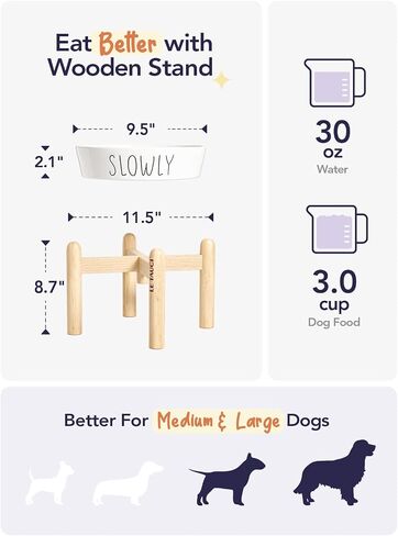 Dog Slow Feeder Bowl Ceramic, 1.5 Cups Puzzle Maze Food Bowl for Small Medium Large Breed, Puppy for Fast Eater to Slow Down Eating in Saudi Arabia