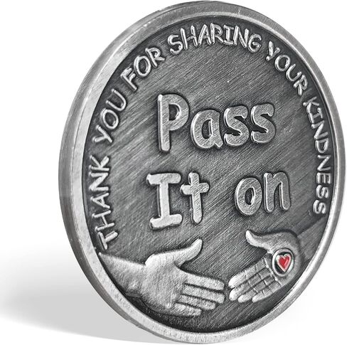 5 Pcs Four Leaf Clover Kindness Token Appreciation Coin Pass It on Gift in Saudi Arabia