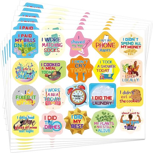 Adult Achievement Stickers Funny Reward Sticker Gag Supply for White Elephant Coworkers Friends 200 Pcs in Saudi Arabia