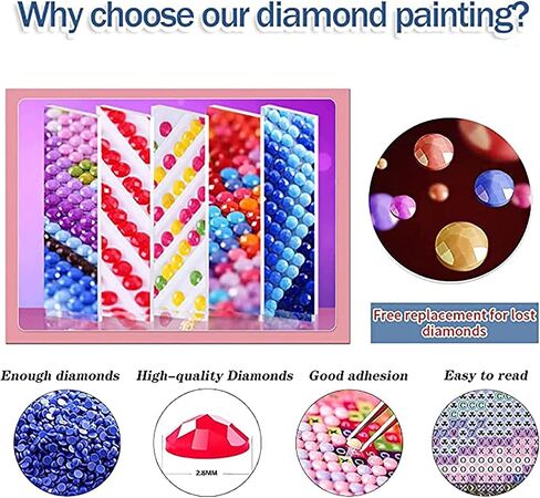 RYMILIE Diamond Painting Kits for Adults - Tree of Life DIY 5D Diamond Art Kits Full Drill Diamond Dots Paintings with Diamonds Gem Art and Crafts Home Decor 12x12inch in Saudi Arabia