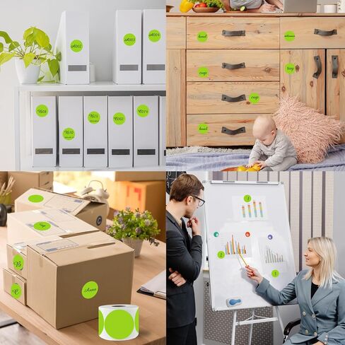 Removable Stickers, 2 Inch Colored Dot Stickers, Waterproof Circle Color Stickers, Writable Garage Sale Stickers Price Tags Stickers, Suitable for Laser and Inkjet Printable (300Pcs, Pink) in Kuwait