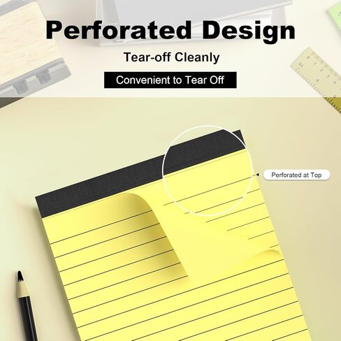 12 Pack Note Pads Refills 4 x 6 Inch Memo Pads Writing Pads, White Small Notepads Scratch Pads Mini Notepad with 30 Sheets Lined Paper in Each Pad in Saudi Arabia