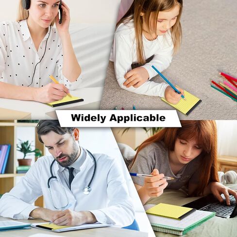12 Pack Note Pads Refills 4 x 6 Inch Memo Pads Writing Pads, White Small Notepads Scratch Pads Mini Notepad with 30 Sheets Lined Paper in Each Pad in Saudi Arabia