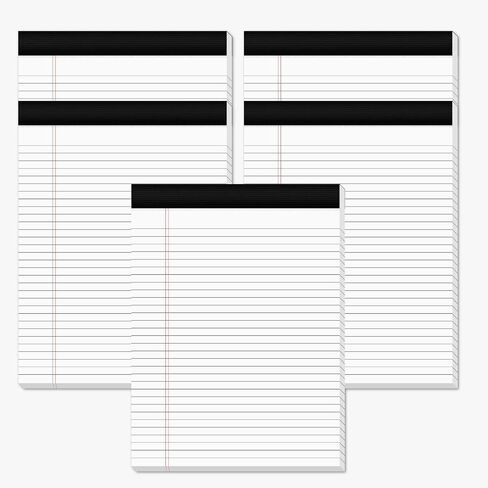 12 Pack Note Pads Refills 4 x 6 Inch Memo Pads Writing Pads, White Small Notepads Scratch Pads Mini Notepad with 30 Sheets Lined Paper in Each Pad in Saudi Arabia