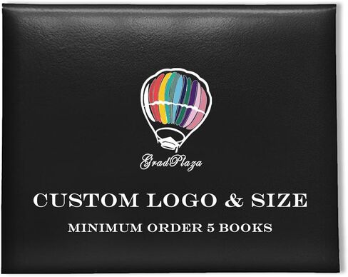 Gradplaza Graduation Diploma Cover Black Diploma Holder for Certificate 8.5''x 11'' in Saudi Arabia