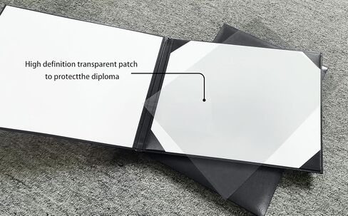 Gradplaza Graduation Diploma Cover Black Diploma Holder for Certificate 8.5''x 11'' in Saudi Arabia