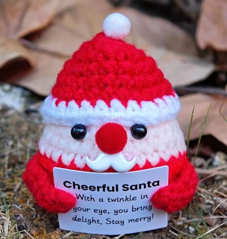 حيوانات كروشيه إيجابية، دعم عاطفي، شذرات، راعي البقر، دعم عاطفي، حيوانات كروشيه، خضروات، قرش، بلوشي، نباتات، كروشيه، بطاطس إيجابية، بط، أشياء، نباتات كروشيه، فواكه (سانتا) in Kuwait