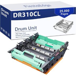 وحدة طبلة التصوير DR310CL DR-310CL DR310 لطابعة Brother DR310CL HL-4150CDN HL-4570CDW HL-4570CDWT MFC-9460CDN MFC-9560CDW MFC-9970CDW (25000 صفحة، أسود، سماوي، أرجواني، أصفر) in Kuwait