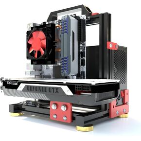 DIY Aluminium Pc Open Case Computer Chassis Test Bench Support Water Cooling Support Server chassis Support Itx Matx Atx Eatx (3.ATX)