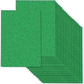 Multi Color Set Glitter Cardstock, A4 Size Sparkly Paper, Glitter Paper for Cricut,Gradustion,DIF Crafts,Construction,Decor, 8.5x11.7", 18 Sheets, 250gsm