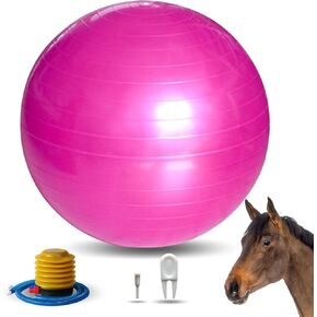 25 Inch Horse Play Balls Anti-Burst Herding Ball for Horse Mega Equine Ball for Play Training Horse Soccer Ball