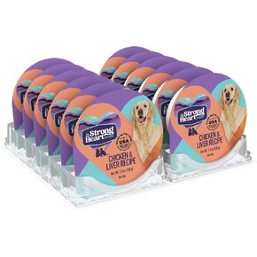A Strong Heart Wet Dog Food Cups, Turkey Recipe - 3.5 oz Cups (Pack of 12), Made in The USA with Real Turkey