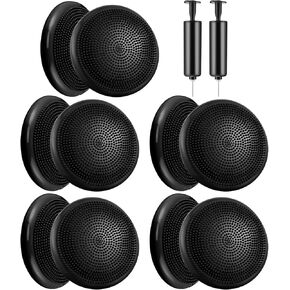 Leitee 10 Pcs Inflated Wobble Cushion Balance Disc Wiggle Seat with Needle Pump Adult Kids Sensory Balance Cushion for Exercise Fitness Yoga Strengthen Core Stability Physical Therapy Home School