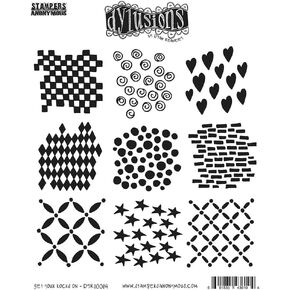 Get Your Rocks On Cling Stamp by Dyan Reaveley, Gray