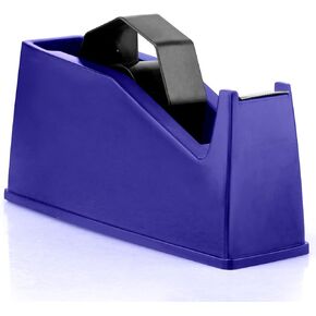 Heat Tape Dispenser, Masking Tape Dispenser, Holder Fits 1" and 3" Core, 6.8 x 2.2 x 3.4 Inch, Desktop Tape Dispenser, Heat Tape for Sublimation(Blue)