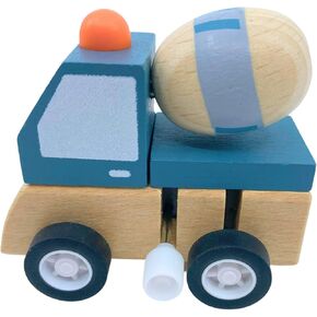 House of Marbles Wooden Clockwork Construction Vehicles