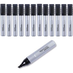 Amazon Basics Ultra Fine Point Permanent Markers, Black, 24-Pack