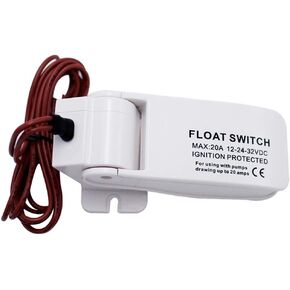 MAKERELE 12V 1500GPH Low Noise Electric Bilge Pump, Non-automatic Pump For Water Tank Pool Yacht RVS Ets