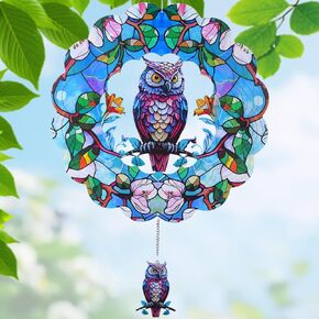 FACIACC Wind Spinners Outdoor, Butterfly Metal 3D Hanging Garden Decor, 12-inch Stainless Steel Wind Spinner with Tail Spinner, Wind Sculptures for Indoor Patio Lawn Yard, Ornament Gift for Women/Men