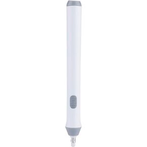 Yctze Battery Operated Electric Pencil Eraser with 22 Extra Refills, Vibrating Zigzag Eraser Pen, Ideal for Precision and Detailed Erasing (White)