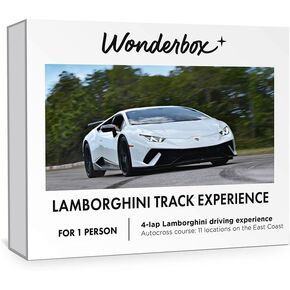 WONDERBOX – Experience Gift – Exotic Car Driving Experience – 4 Lap Driving - Find Original Driving Gift - 11 Locations Available