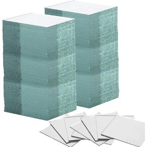 60 Pieces Small Circle Craft Mirror, 2 Inch Mini Mosaic Mirror Tiles Round Decorative Glass Mirror for DIY Crafts