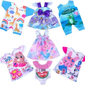 7 Sets Alive Baby Doll Clothes Outfit Dress for 10 Inch Baby Dolls 12 Inch Alive Baby Dolls