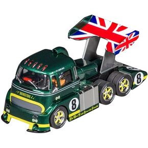 Carrera 31093 Racetruck Cabover British Racing Green No.8 1:32 Scale Digital Slot Car Racing Vehicle Digital Slot Car Race Tracks