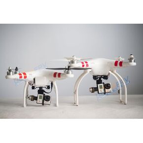 SummitLink White Tall Extended Landing Gear for Phantom 1 2 Vision Wide and High