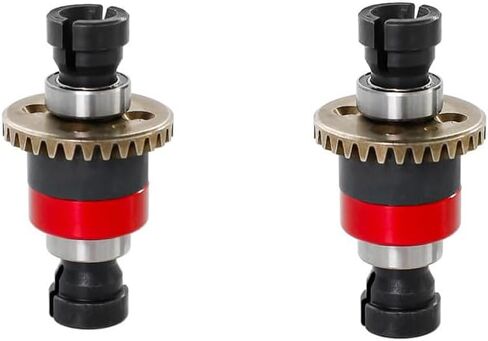 Front and Rear Differential Gear Set for ARRMA 1/18 GRANITE GROM/TYPHON GROM for ARRMA 1/14 Mini MOJAVE GROM RC Car Differential Housing Gear Part (Red Silver*2) in Saudi Arabia