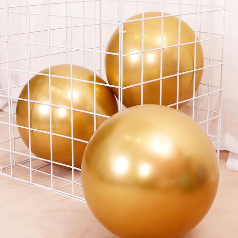 Chrome Metallic Balloons Colorful Latex balloons for Birthday Wedding Shower Graduation Party Decorations (Multicolor) in Saudi Arabia