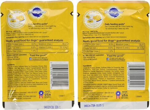 نسب العشاء المفروم المفروم 8 كيس مجموعة متنوعة من الدجاج ولحم البقر، ولحم الخنزير المقدد، ونكهات الجبن، 4 لكل منهما in Kuwait