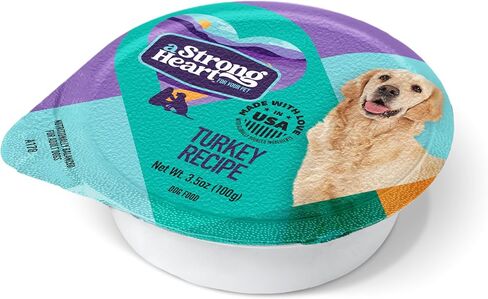 A Strong Heart Turkey Recipe Dog Food Cups, 3.5oz, Pack of 12 in Saudi Arabia