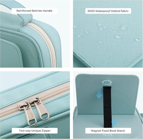 Bible Covers for Men & Women, Bible Case Carrying Church Bag with Book Stand, Bible Bag with Handle, Zipper and Multi-Pockets for Scripture Study Bible Protector, Deep Gray（Patent Design） in Saudi Arabia