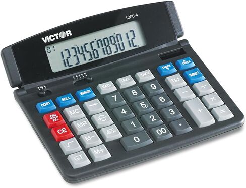 Victor 1200-4 Business Desktop Calculator, 12-Digit LCD in Saudi Arabia