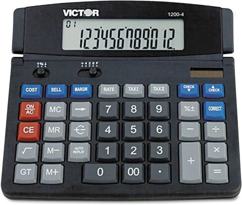 Victor 1200-4 Business Desktop Calculator, 12-Digit LCD in Saudi Arabia