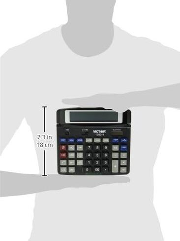 Victor 1200-4 Business Desktop Calculator, 12-Digit LCD in Saudi Arabia
