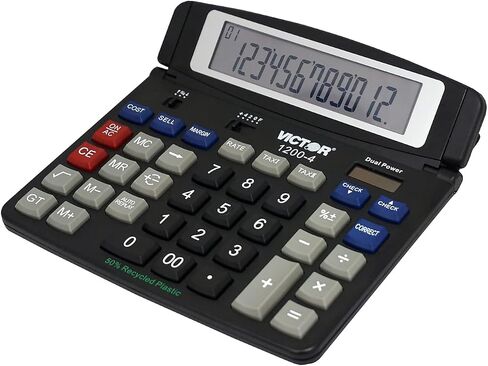 Victor 1200-4 Business Desktop Calculator, 12-Digit LCD in Saudi Arabia