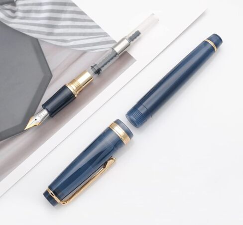 JINHAO 82 Fountain Pen with Gold Clip (F Nib 0.5mm, Volcano Gray) in Kuwait