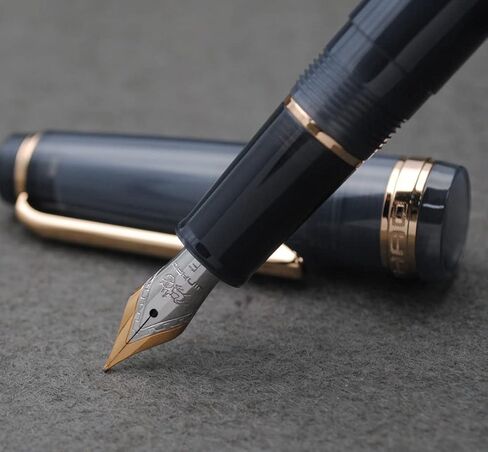 JINHAO 82 Fountain Pen with Gold Clip (F Nib 0.5mm, Volcano Gray) in Kuwait