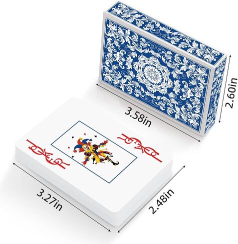 Playing Cards,Deck of Cards,Playing Cards 2 Pack,Poker Cards Professional Set,Jumbo Index Large Print Playing Cards for Adults Seniors,Card Games for Family Game Night Party Casino Magic,Blue and Red in Saudi Arabia