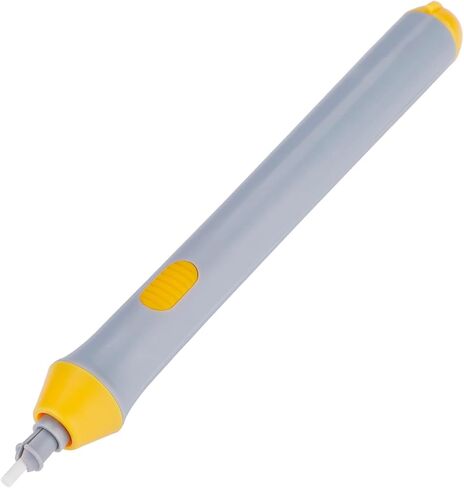 Yctze Battery Operated Electric Pencil Eraser with 22 Extra Refills, Vibrating Zigzag Eraser Pen, Ideal for Precision and Detailed Erasing (White) in Saudi Arabia