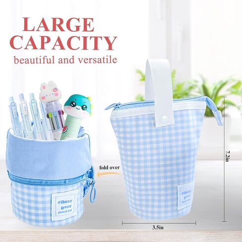 Cute Stationary,Includ Pen Holder,Gel Pen,Ballpoint Pen,Eraser,Sticky Notes,Keychain,Mini Tape Measure for Home office Supplies (Pink) in Saudi Arabia