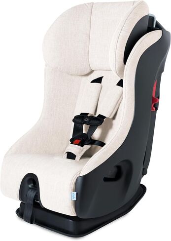 Clek Fllo Convertible Car Seat - Compact Design for 3-Across Seating, Extended Rear-Facing with Anti-Rebound Bar (Thunder) in Saudi Arabia