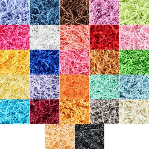 Cgzwxjin Light Pink Crinkle Cut Paper Shred Filler (1/2 LB)，Crinkle Paper for Gift Box, Shredded Paper Filler, Gift Basket Filler,Gift Wrapping in Saudi Arabia
