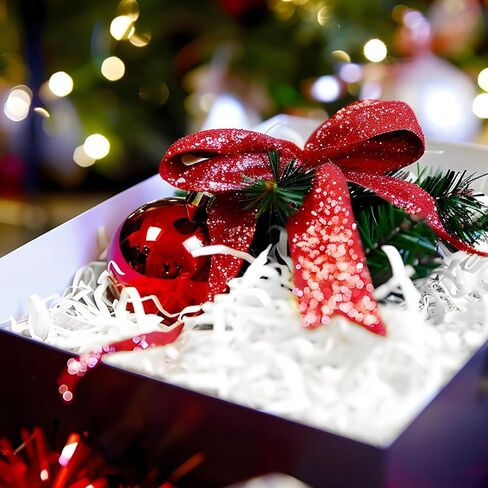 1/2 LB White Crinkle Cut Paper Shred Filler, Shredded Paper for Gift Baskets, Crinkle Paper for Gift Packaging in Saudi Arabia