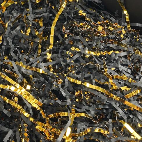 Uptotop 5oz Crinkle Cut Paper Shred Filler for Gift Wrapping Basket Filling, Birthday, Christmas, Thanksgiving, Wedding, Mother's Day (Diamond White) in Kuwait